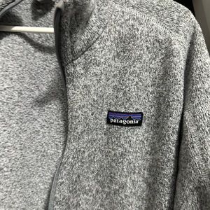 Patagonia gray zip up